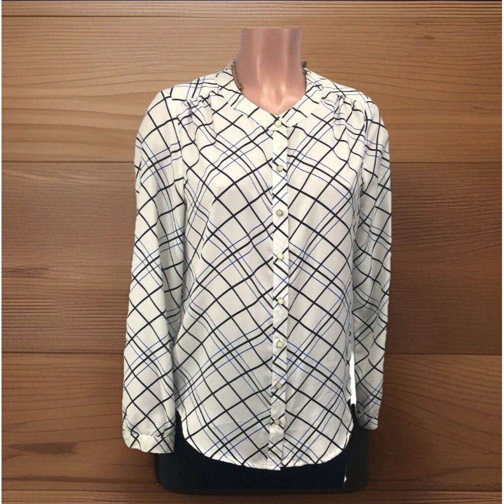 212 Collection Women Small Dress Shirt Bottoms Down Blouse Long Bottoms Casual - Picture 5 of 16